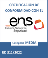 Sello de certificación ENS Medio