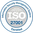 Sello de certificación ISO 27001