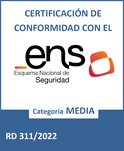 ENS Medio certification seal